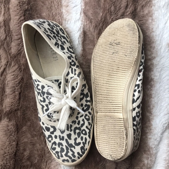 Forever 21 Cheetah Sneakers(look like Keds) Size 7 - Picture 5 of 5